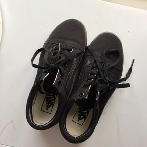 Authentic Vans Women’s size 7 Black